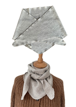 Charger l&#39;image dans la galerie, Foulard d&#39;Hiver - Gris Clair
