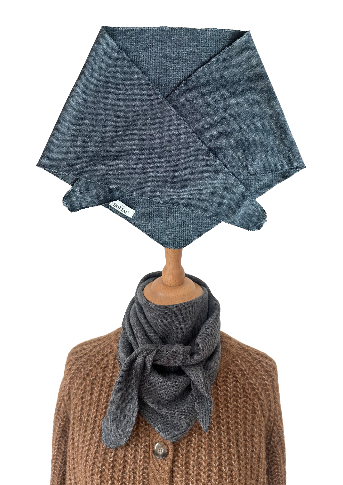 Foulard d'Hiver - Gris Foncé