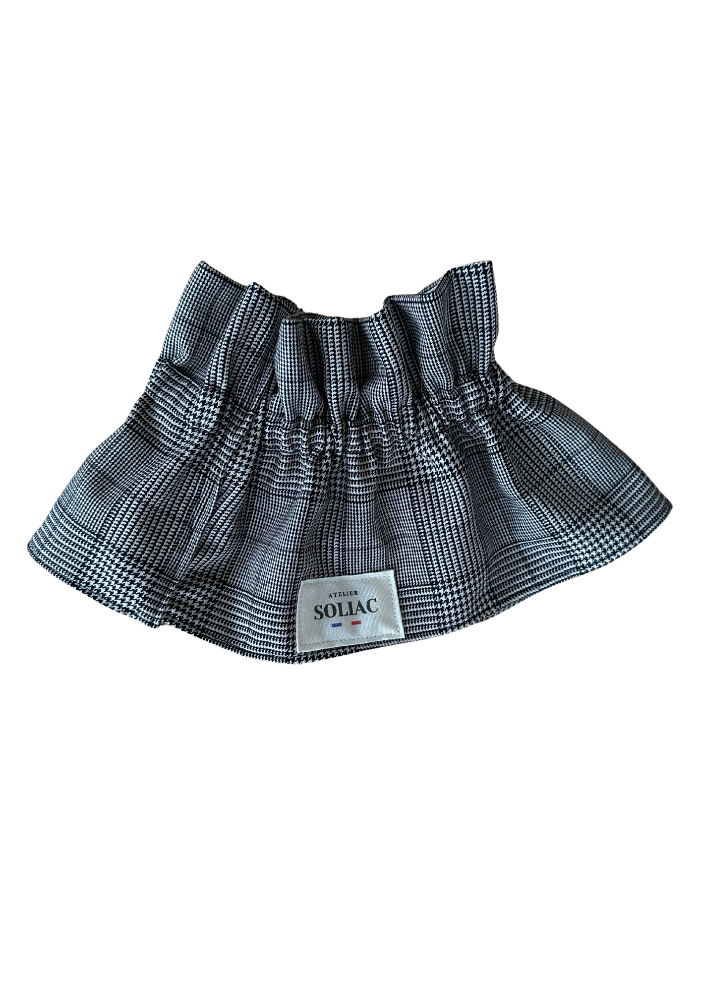 Col amovible - Prince de Galles Noir et Blanc