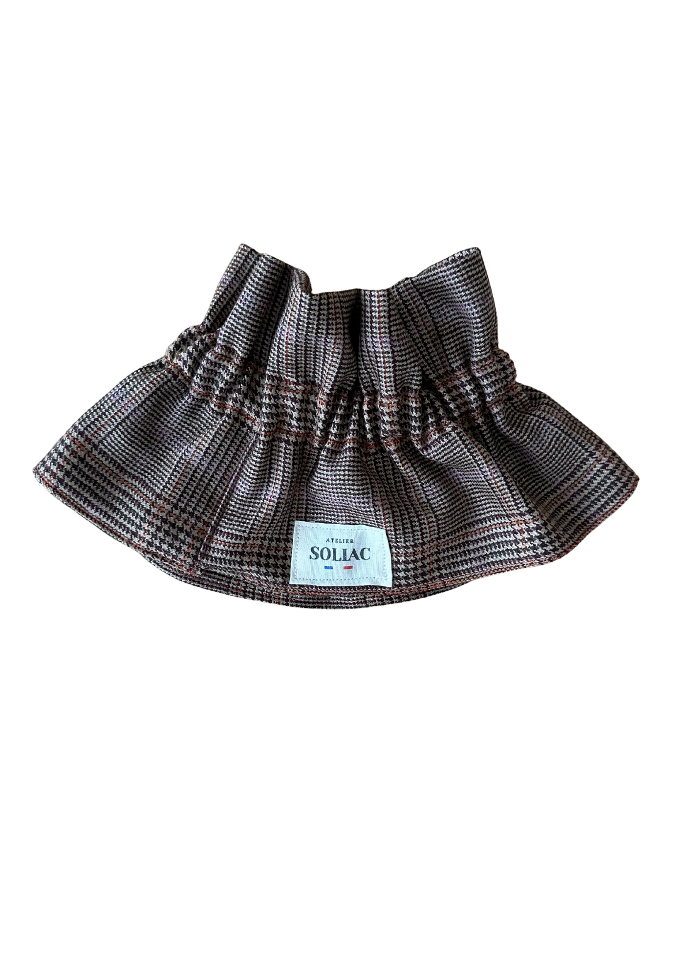 Col Amovible - Prince de Galles Marron et Orange