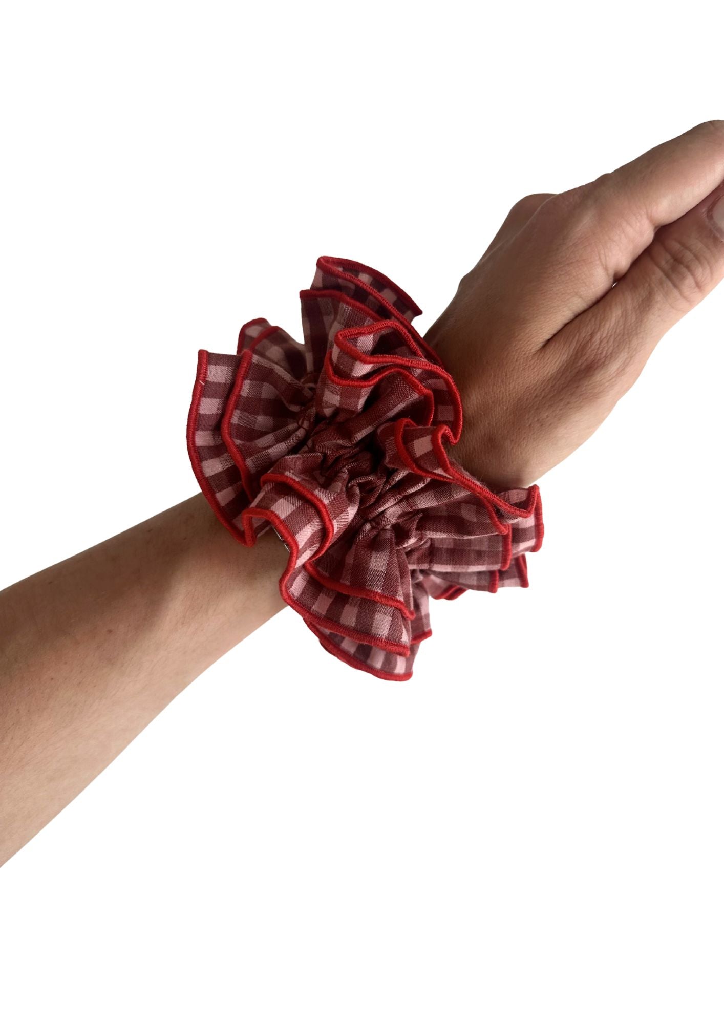 chouchou scrunchie à volant 