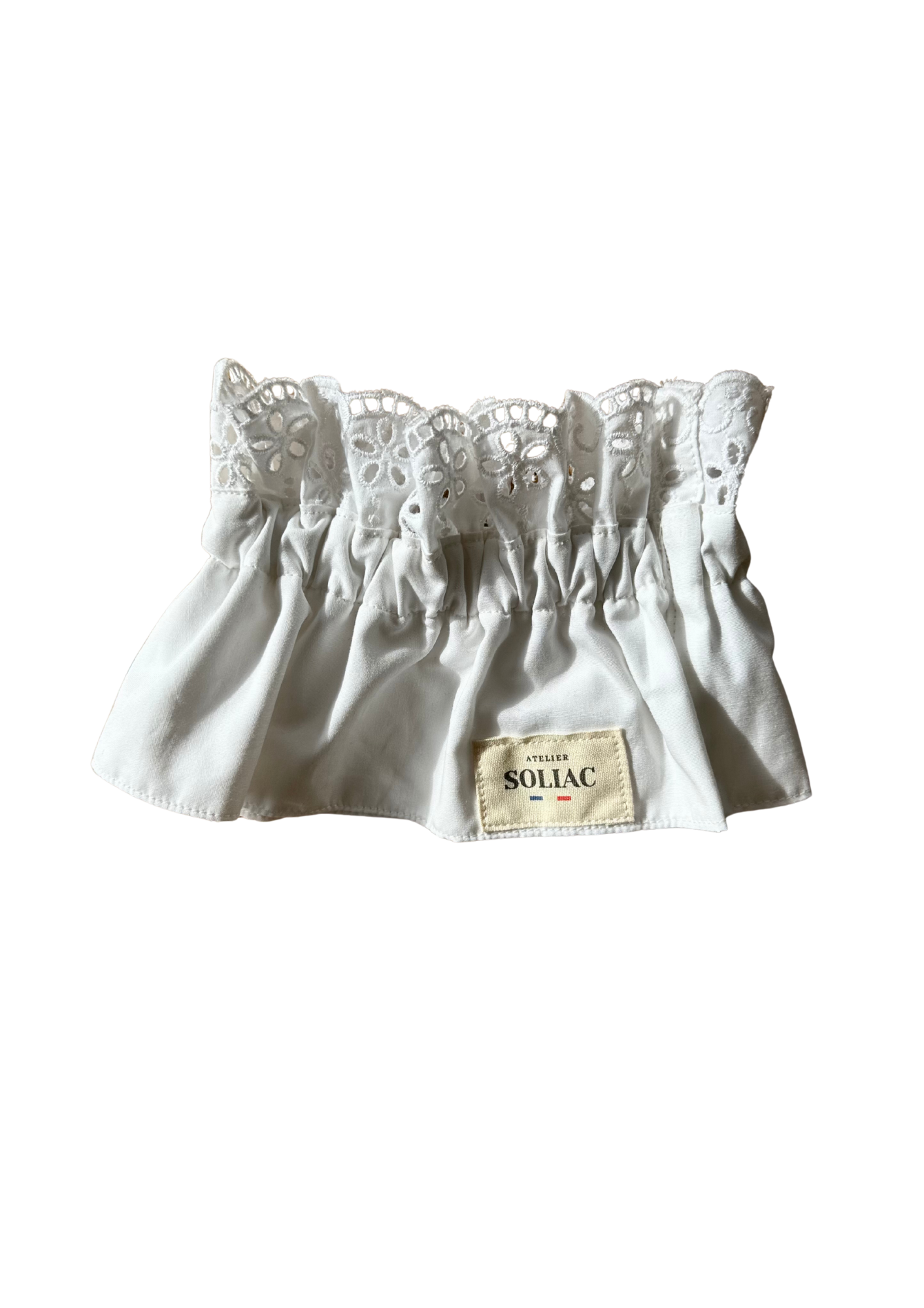 Col amovible - Broderie Anglaise