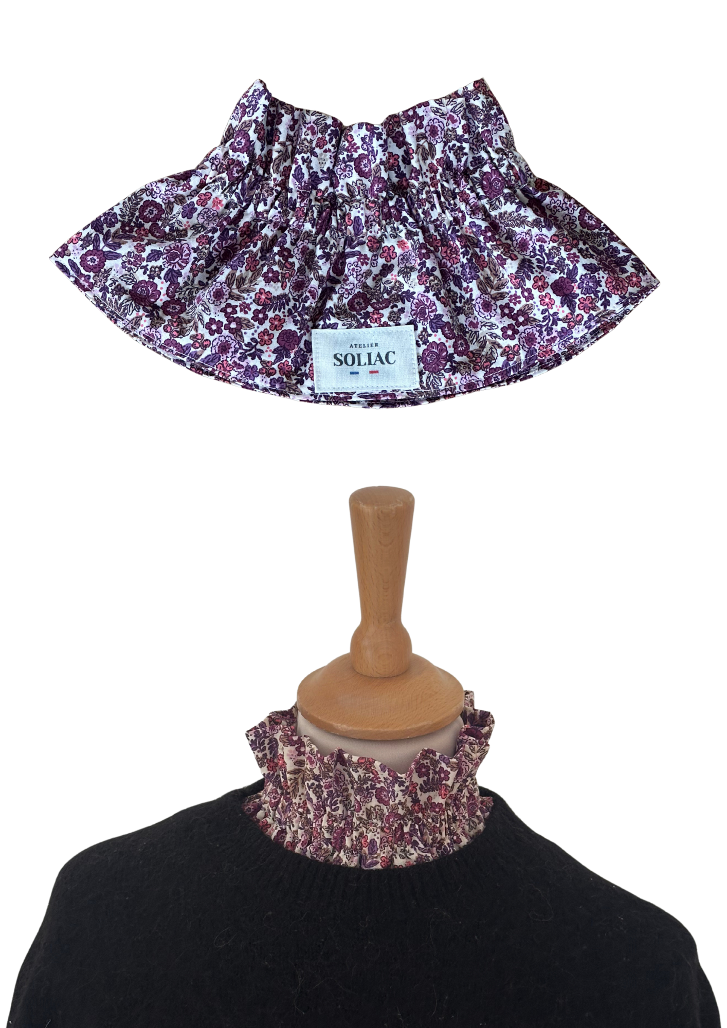 Col amovible - Liberty Rose et Violet