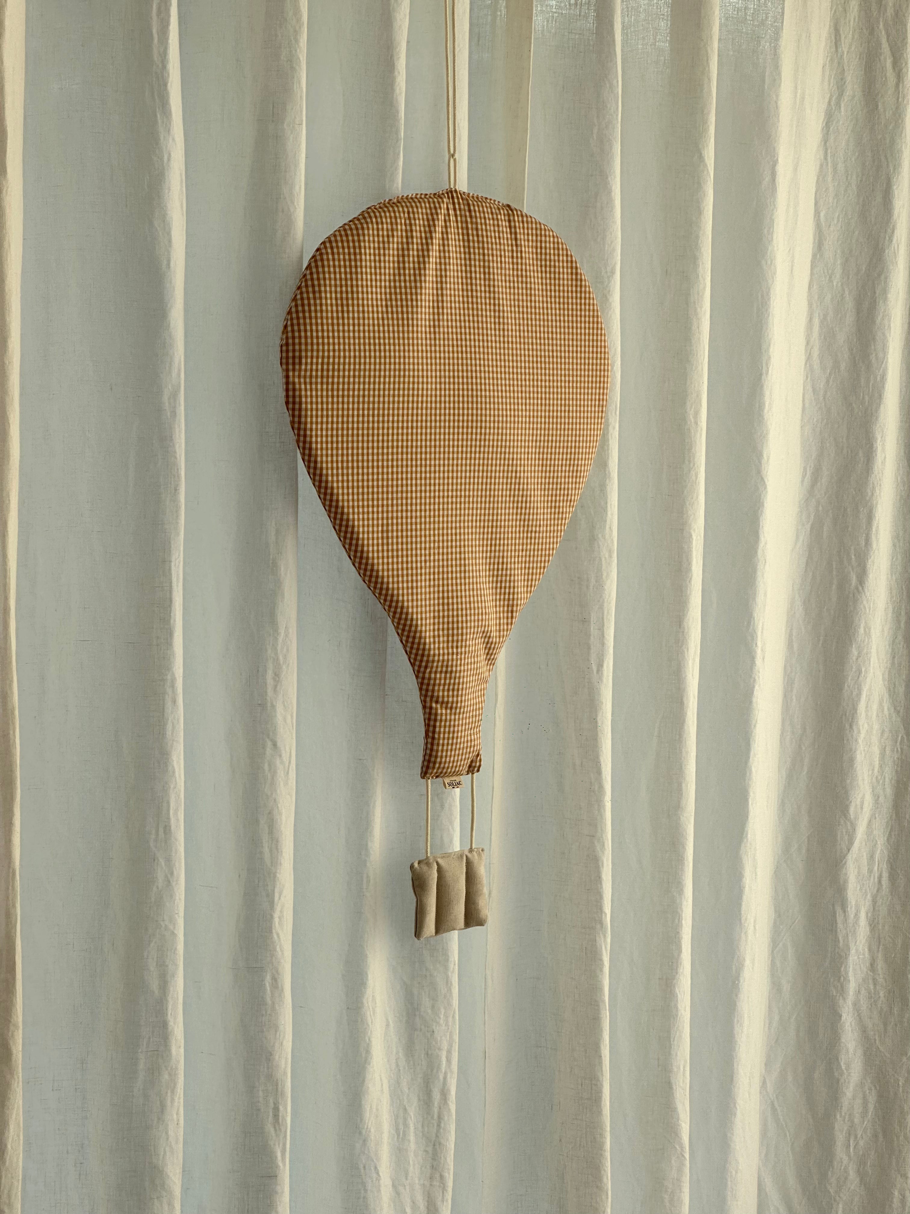 Montgolfière Vichy - Décoration murale