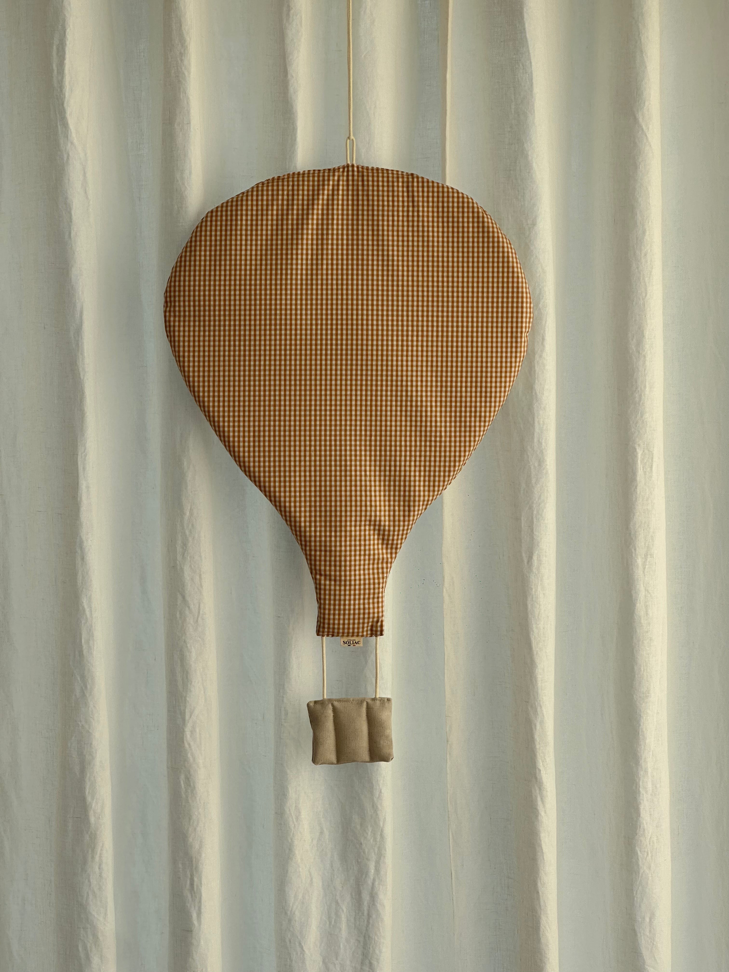 Montgolfière Vichy - Décoration murale