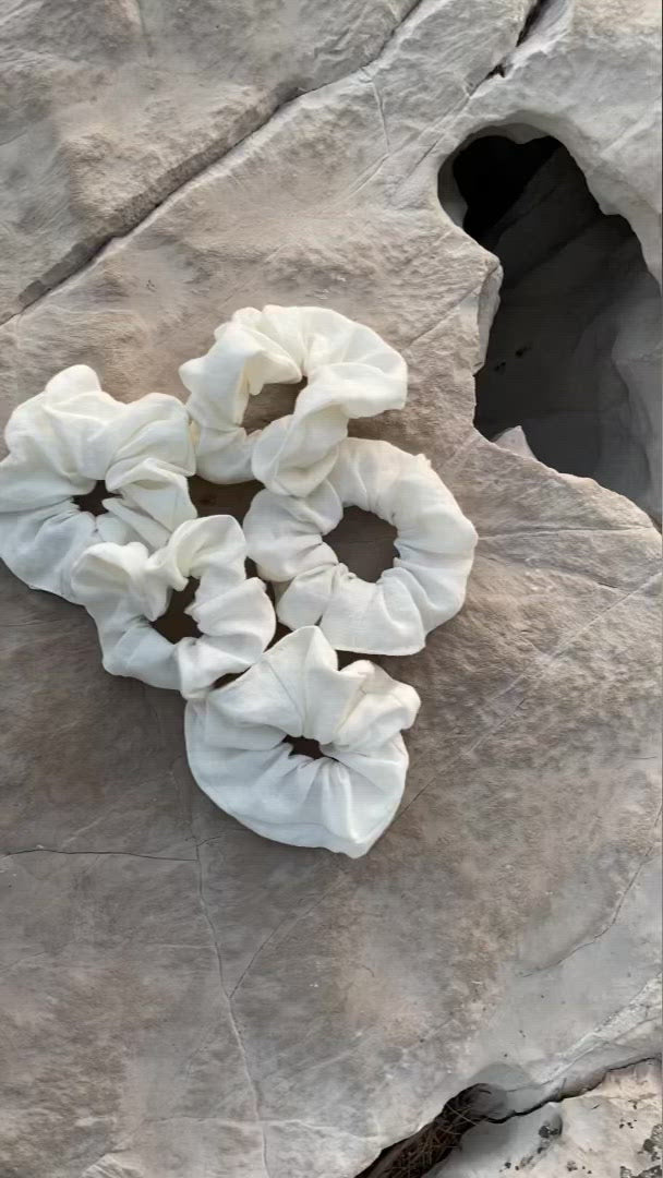 Chouchou Upcyclé - Blanc