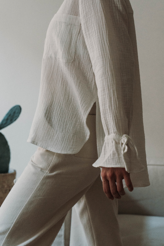 Chemise Noosa - Gaze de coton Ecru