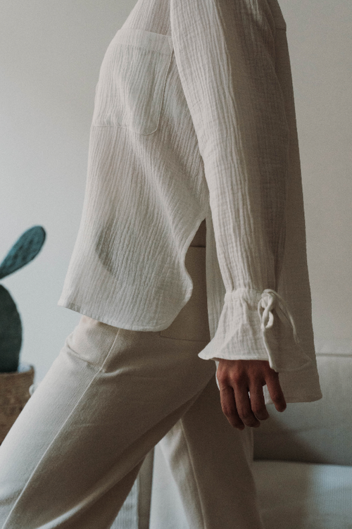 Chemise Noosa - Gaze de coton Ecru