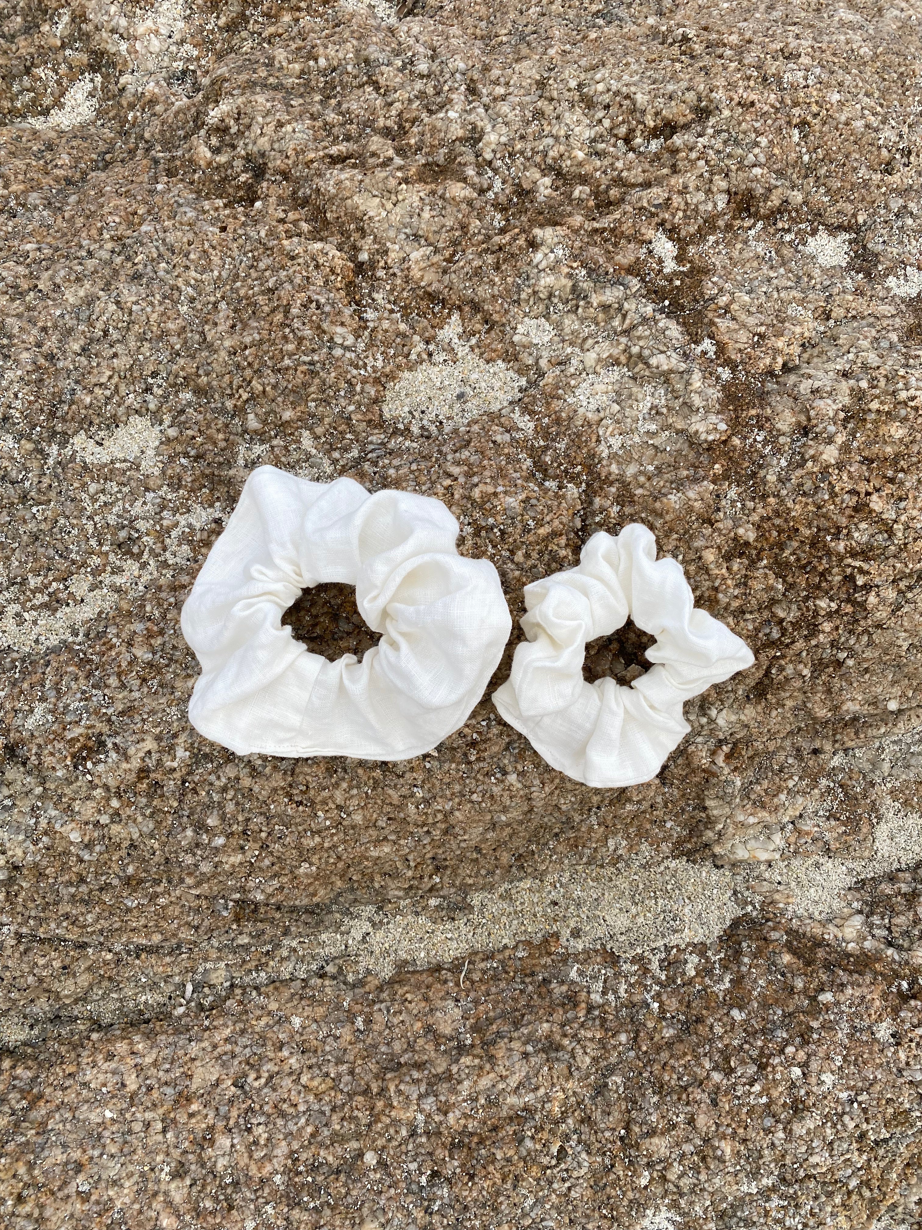 Chouchou Upcyclé - Blanc