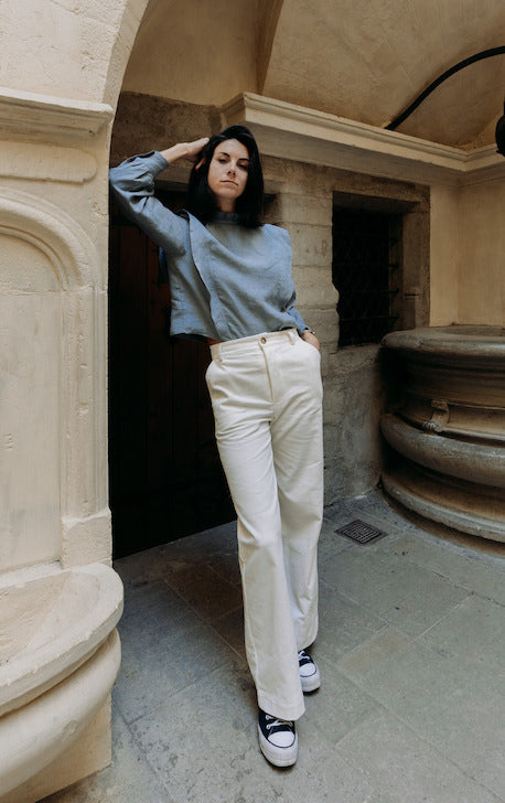 Pantalon Willie - Blanc