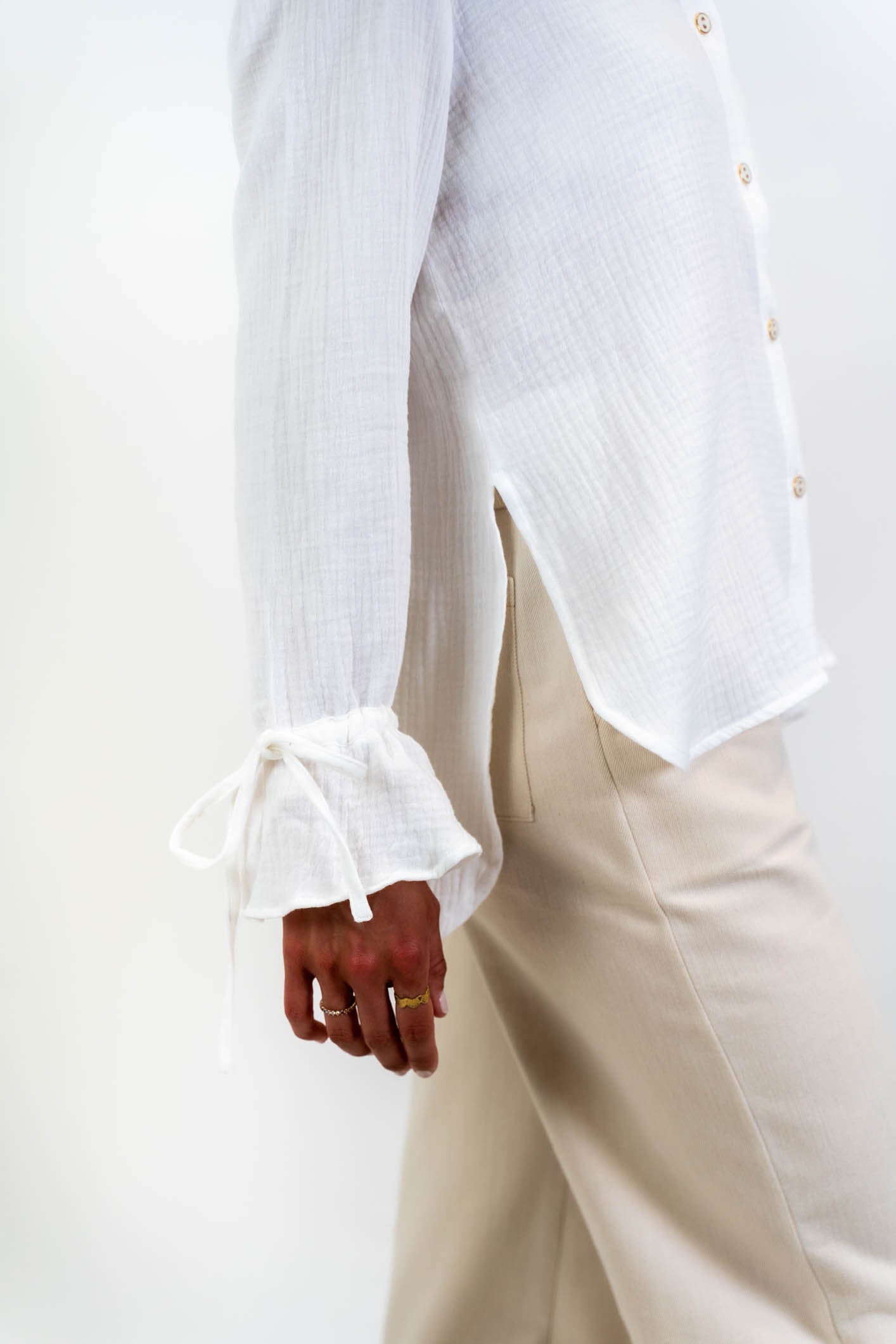 Chemise Noosa - Gaze de coton Ecru